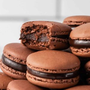 Chocolate Macarons - Pack of 6
