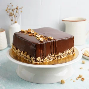 Belgian Chocolate Hazelnut Cake