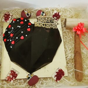 Chocolate Heart Pinata Cake
