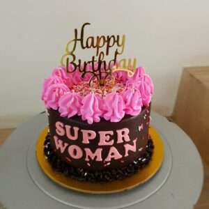 Superwoman Birthday Cake