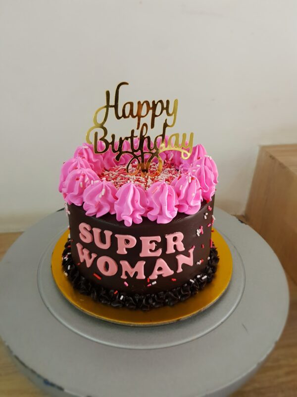 Superwoman Birthday Cake