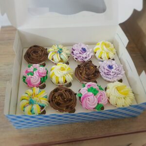 Floral Box Cupcake Set