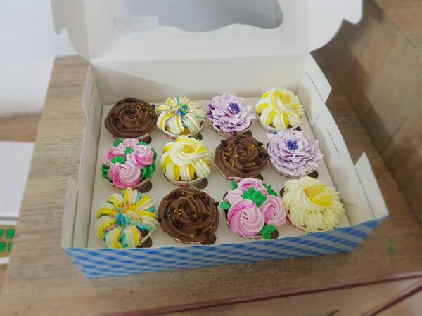 Floral Box Cupcake Set