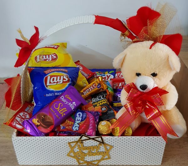 Chocolate Hamper with Teddy