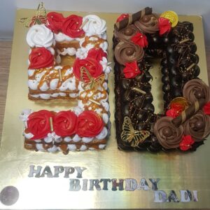 Cream Cake for Grandparent