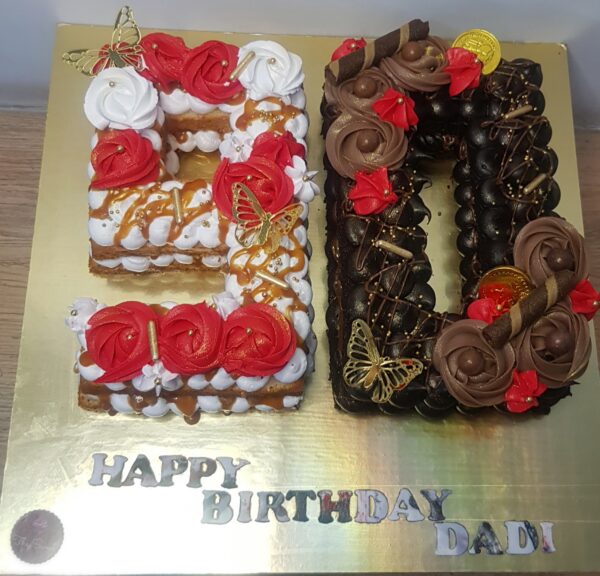 Cream Cake for Grandparent