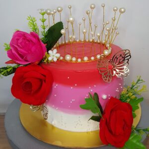 Floral Crown Celebration Cake