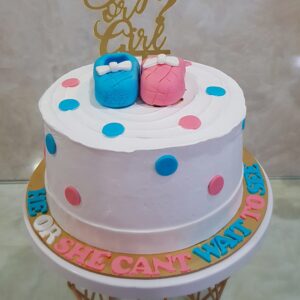 Gender Reveal Cake