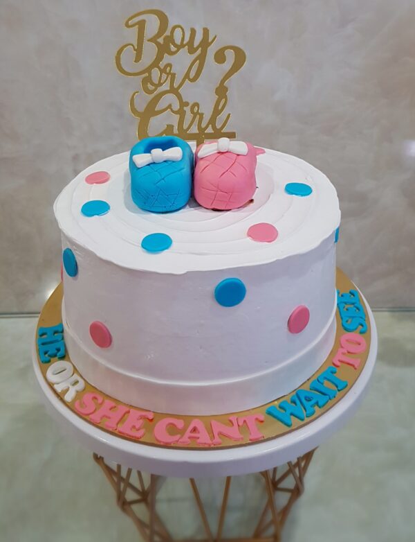 Gender Reveal Cake
