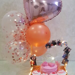 Pink Butterfly Delight Cake
