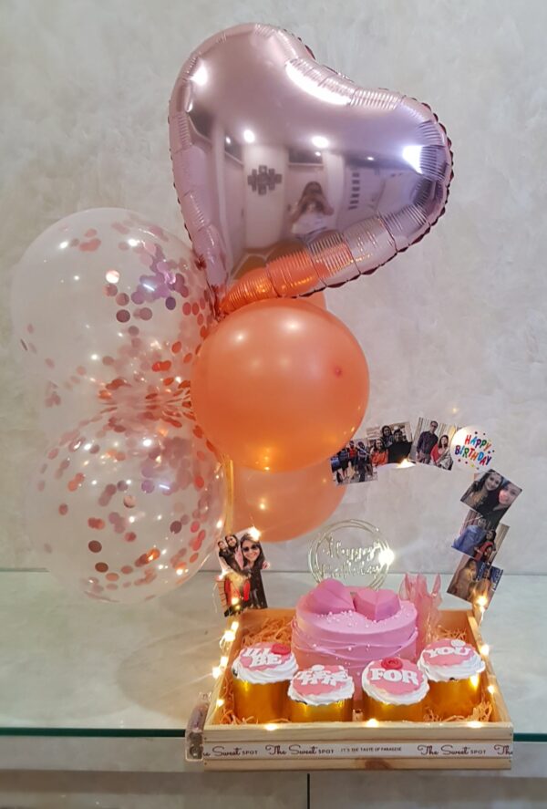 Pink Butterfly Delight Cake