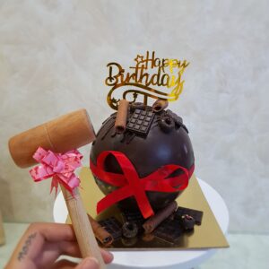 Chocolate Smash Ball Cake