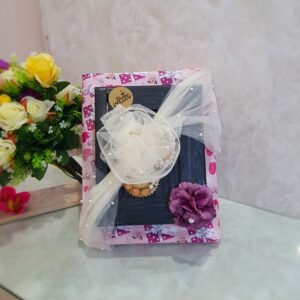 Elegant Gift-Wrapped Wedding Cake
