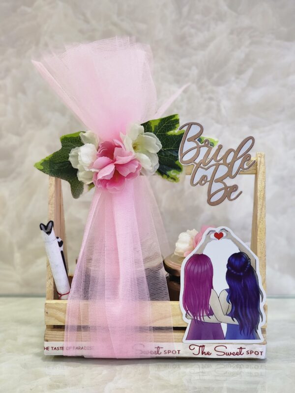 Bride-to-Be Floral Jar Dessert Set - Image 2