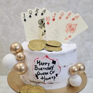 Poker Theme Cake