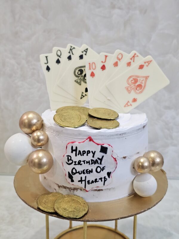 Poker Theme Cake